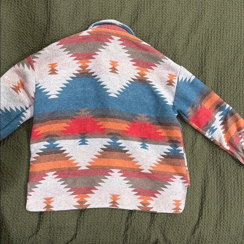 Aztec Patterned Jacket - Multicolor - image 2